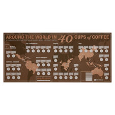 Plakat: Um die Welt in 40 Kaffees | »Around the world in...